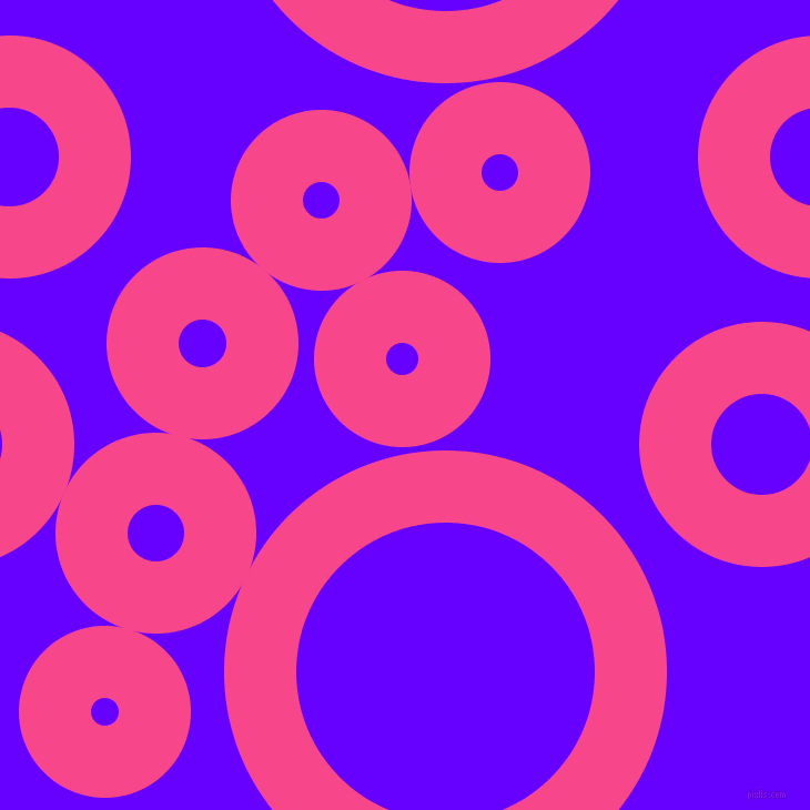 bubbles, circles, sponge, big, medium, small, 65 pixel line width, Violet Red and Electric Indigo circles bubbles sponge soap seamless tileable