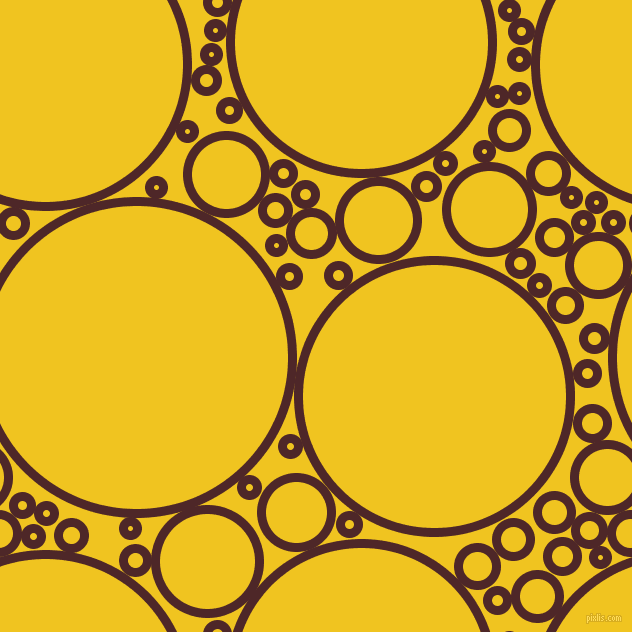 bubbles, circles, sponge, big, medium, small, 9 pixel line width, Volcano and Moon Yellow circles bubbles sponge soap seamless tileable