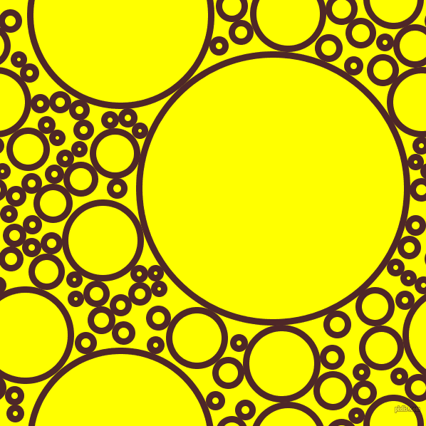 bubbles, circles, sponge, big, medium, small, 9 pixel line width, Volcano and Yellow circles bubbles sponge soap seamless tileable