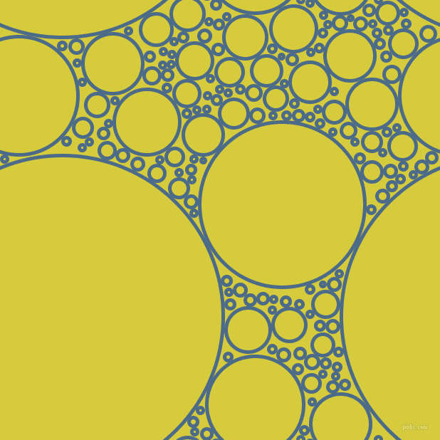 bubbles, circles, sponge, big, medium, small, 5 pixel line width, Wedgewood and Wattle circles bubbles sponge soap seamless tileable