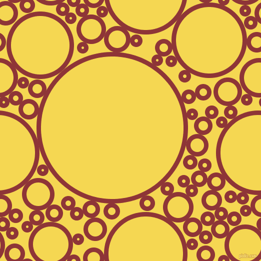 bubbles, circles, sponge, big, medium, small, 9 pixel line width, Well Read and Energy Yellow circles bubbles sponge soap seamless tileable