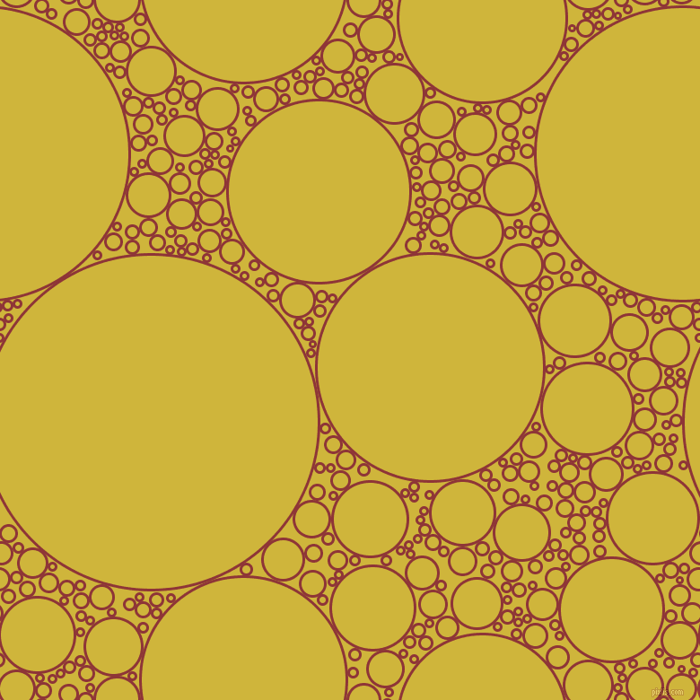bubbles, circles, sponge, big, medium, small, 3 pixel line width, Well Read and Old Gold circles bubbles sponge soap seamless tileable