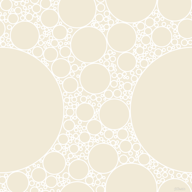 bubbles, circles, sponge, big, medium, small, 3 pixel line width, White and Half Pearl Lusta circles bubbles sponge soap seamless tileable