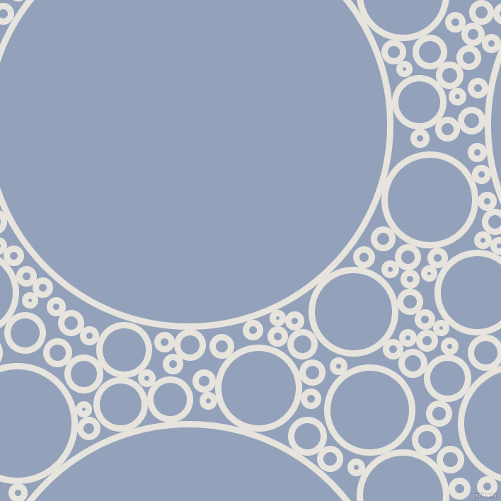 bubbles, circles, sponge, big, medium, small, 9 pixel line width, Wild Sand and Rock Blue circles bubbles sponge soap seamless tileable