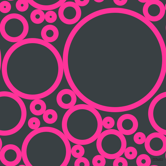 bubbles, circles, sponge, big, medium, small, 17 pixel line width, Wild Strawberry and Charade circles bubbles sponge soap seamless tileable