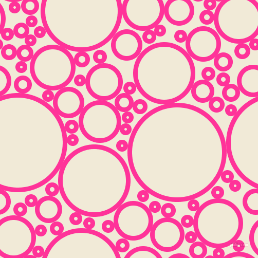 bubbles, circles, sponge, big, medium, small, 9 pixel line width, Wild Strawberry and Half Pearl Lusta circles bubbles sponge soap seamless tileable