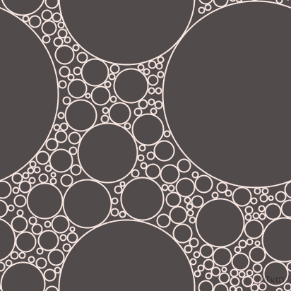 bubbles, circles, sponge, big, medium, small, 2 pixel line width, Wisp Pink and Matterhorn circles bubbles sponge soap seamless tileable
