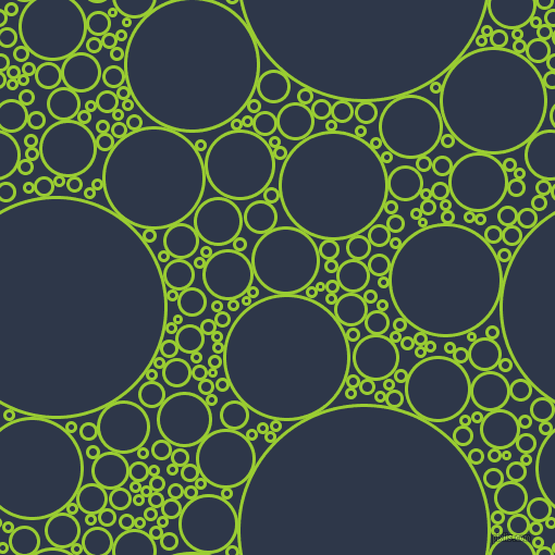 bubbles, circles, sponge, big, medium, small, 3 pixel line width, Yellow Green and Licorice circles bubbles sponge soap seamless tileable