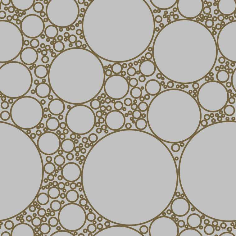 bubbles, circles, sponge, big, medium, small, 5 pixel line width, Yellow Metal and Silver circles bubbles sponge soap seamless tileable