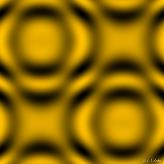 , Amber and Black and White circular plasma waves seamless tileable