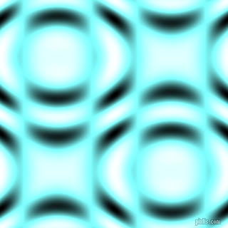 , Electric Blue and Black and White circular plasma waves seamless tileable