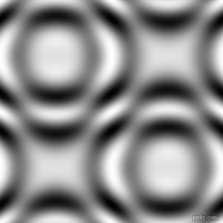Grey and Black and White circular plasma waves seamless tileable