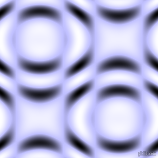 Lavender Blue and Black and White circular plasma waves seamless tileable