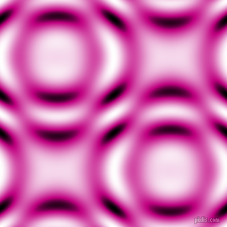 Medium Violet Red and Black and White circular plasma waves seamless tileable