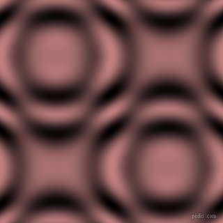 , Oriental Pink and Black and White circular plasma waves seamless tileable