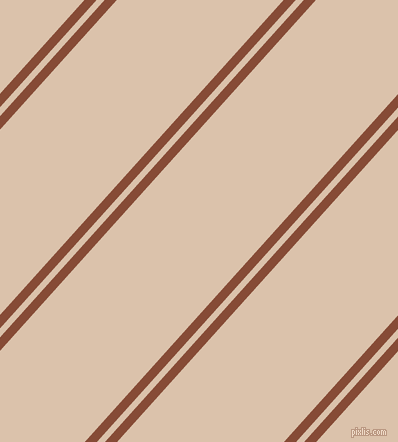 48 degree angles dual stripes line, 9 pixel line width, 6 and 124 pixels line spacing, dual two line striped seamless tileable