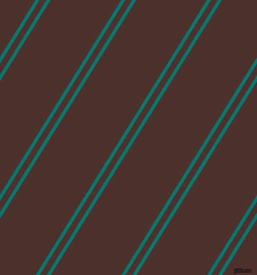 58 degree angle dual stripes line, 7 pixel line width, 12 and 123 pixel line spacing, dual two line striped seamless tileable