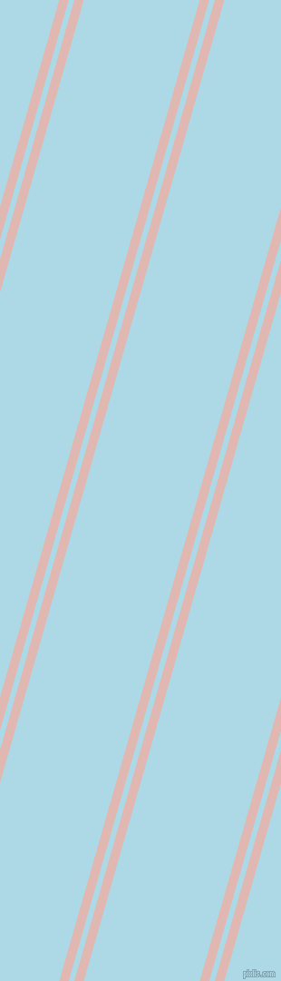 74 degree angles dual striped lines, 10 pixel lines width, 6 and 123 pixels line spacing, dual two line striped seamless tileable