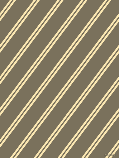 53 degree angle dual stripes line, 6 pixel line width, 4 and 45 pixel line spacing, dual two line striped seamless tileable
