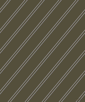 50 degree angles dual striped lines, 2 pixel lines width, 6 and 45 pixels line spacing, dual two line striped seamless tileable