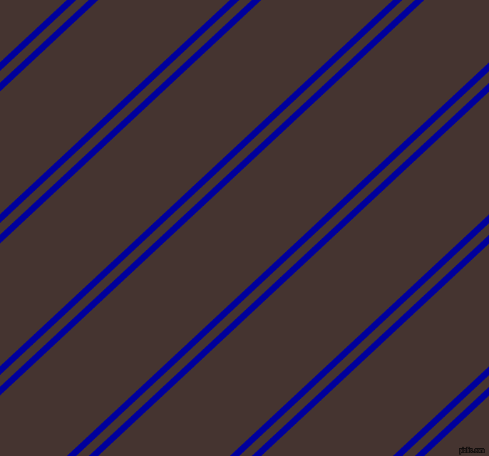 43 degree angle dual stripes line, 9 pixel line width, 12 and 126 pixel line spacing, dual two line striped seamless tileable