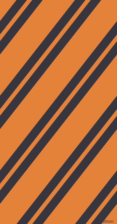 52 degree angles dual stripes line, 28 pixel line width, 14 and 86 pixels line spacing, dual two line striped seamless tileable