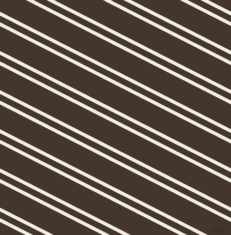 153 degree angles dual stripes line, 7 pixel line width, 12 and 45 pixels line spacing, Alabaster and Dark Rum dual two line striped seamless tileable