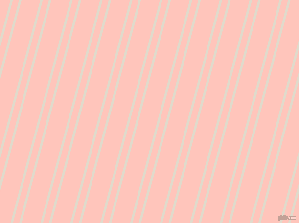 75 degree angle dual stripes lines, 5 pixel lines width, 12 and 37 pixel line spacing, Albescent White and Your Pink dual two line striped seamless tileable