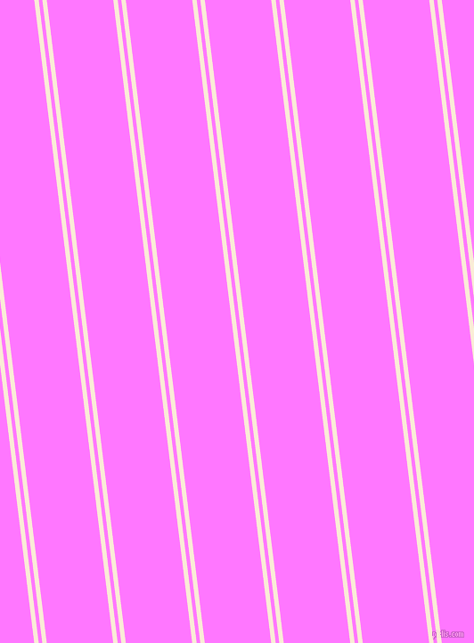 97 degree angle dual stripes lines, 5 pixel lines width, 4 and 74 pixel line spacing, Antique White and Fuchsia Pink dual two line striped seamless tileable