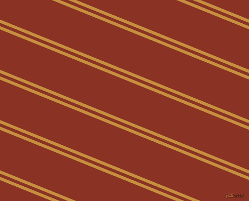 158 degree angles dual stripes lines, 6 pixel lines width, 6 and 74 pixels line spacing, Anzac and Burnt Umber dual two line striped seamless tileable