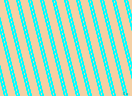 104 degree angle dual striped line, 7 pixel line width, 2 and 29 pixel line spacing, Aqua and Tequila dual two line striped seamless tileable