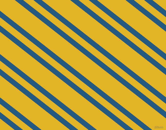 142 degree angles dual stripe lines, 21 pixel lines width, 26 and 72 pixels line spacing, Bahama Blue and Gold Tips dual two line striped seamless tileable