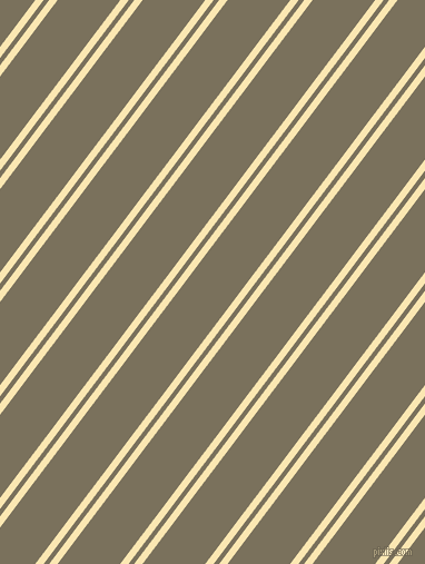 53 degree angle dual stripes line, 6 pixel line width, 4 and 45 pixel line spacing, Banana Mania and Pablo dual two line striped seamless tileable