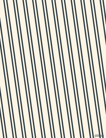 98 degree angles dual stripe lines, 5 pixel lines width, 6 and 21 pixels line spacing, Big Stone and Old Lace dual two line striped seamless tileable