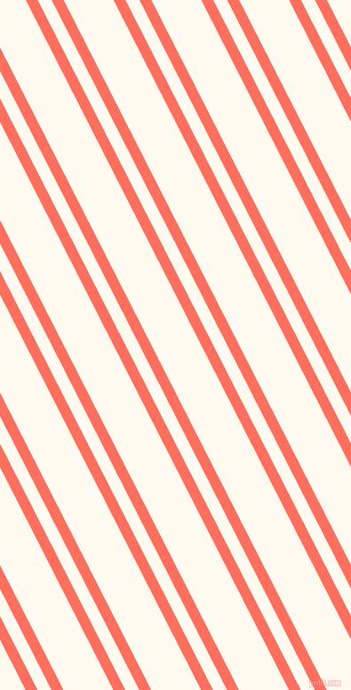 117 degree angle dual stripes line, 12 pixel line width, 14 and 50 pixel line spacing, Bittersweet and Floral White dual two line striped seamless tileable