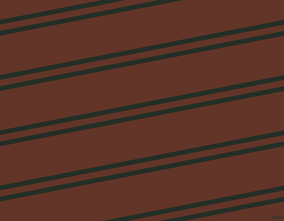 11 degree angles dual striped line, 15 pixel line width, 20 and 124 pixels line spacing, Black Bean and Hairy Heath dual two line striped seamless tileable