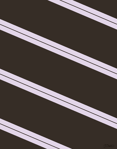 157 degree angles dual striped line, 16 pixel line width, 2 and 125 pixels line spacing, Blue Chalk and Coffee Bean dual two line striped seamless tileable