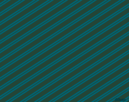 33 degree angle dual stripe line, 5 pixel line width, 2 and 15 pixel line spacing, Blue Lagoon and Burnham dual two line striped seamless tileable