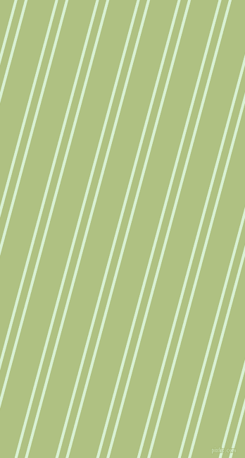 75 degree angles dual stripes line, 4 pixel line width, 10 and 38 pixels line spacing, Blue Romance and Caper dual two line striped seamless tileable