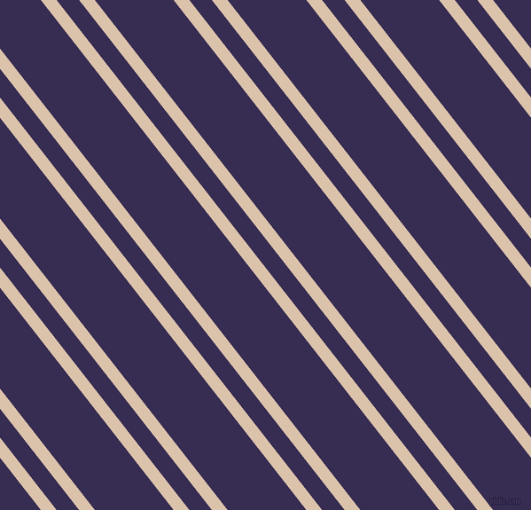 128 degree angles dual stripes lines, 14 pixel lines width, 20 and 70 pixels line spacing, Bone and Cherry Pie dual two line striped seamless tileable