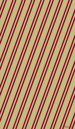 70 degree angles dual stripe line, 5 pixel line width, 6 and 21 pixels line spacing, Burgundy and Yuma dual two line striped seamless tileable