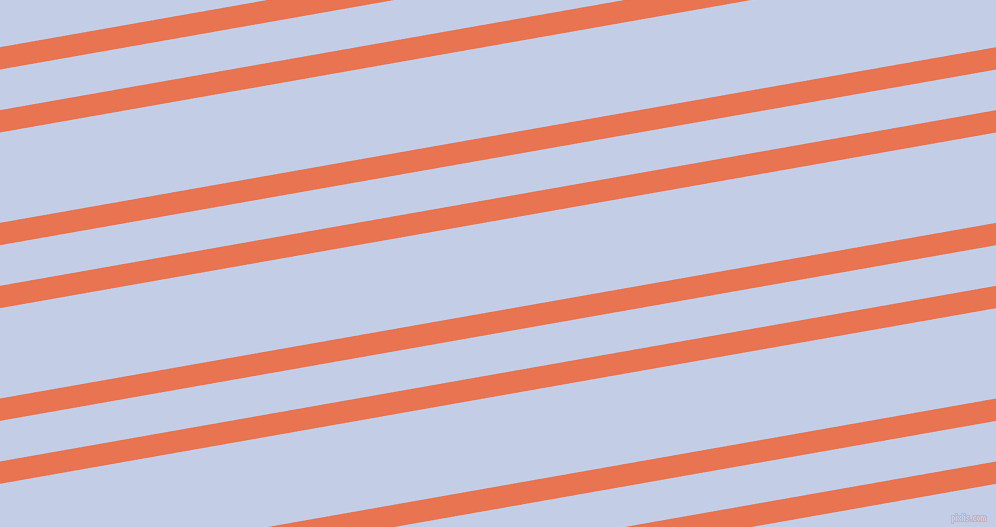 10 degree angles dual stripes line, 22 pixel line width, 40 and 89 pixels line spacing, Burnt Sienna and Periwinkle dual two line striped seamless tileable
