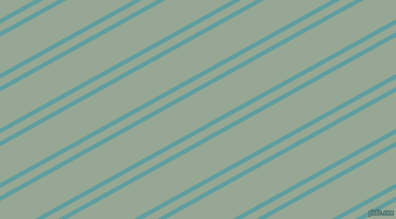 29 degree angles dual striped line, 6 pixel line width, 10 and 46 pixels line spacing, Cadet Blue and Mantle dual two line striped seamless tileable