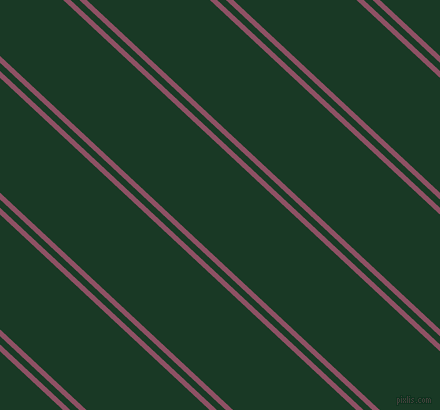 137 degree angles dual stripe lines, 5 pixel lines width, 6 and 84 pixels line spacing, Cannon Pink and Deep Fir dual two line striped seamless tileable