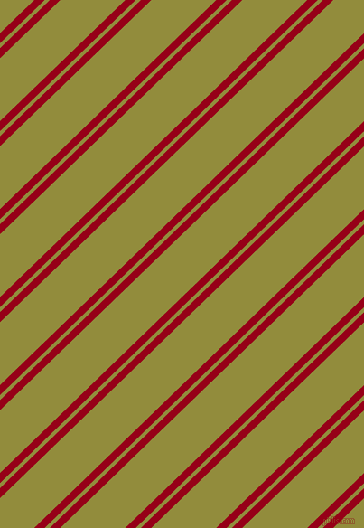 44 degree angles dual striped line, 8 pixel line width, 4 and 50 pixels line spacing, Carmine and Highball dual two line striped seamless tileable