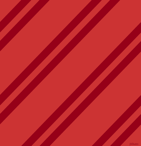 46 degree angles dual striped lines, 30 pixel lines width, 24 and 124 pixels line spacing, Carmine and Persian Red dual two line striped seamless tileable