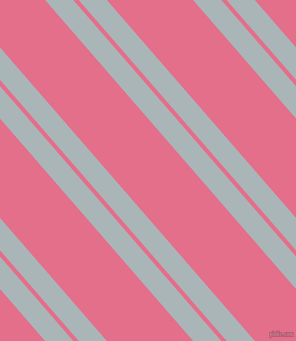 131 degree angles dual stripe line, 31 pixel line width, 6 and 95 pixels line spacing, Casper and Deep Blush dual two line striped seamless tileable