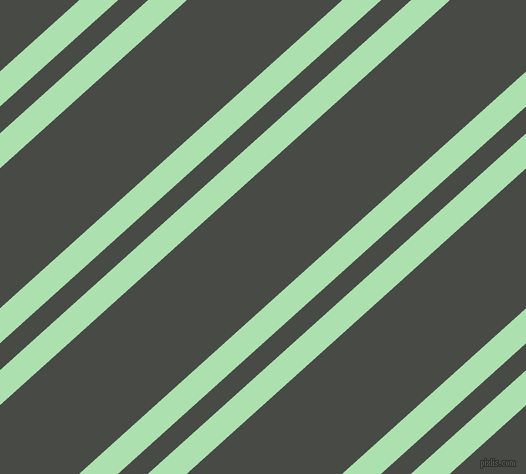 42 degree angles dual stripes line, 26 pixel line width, 20 and 104 pixels line spacing, Celadon and Armadillo dual two line striped seamless tileable