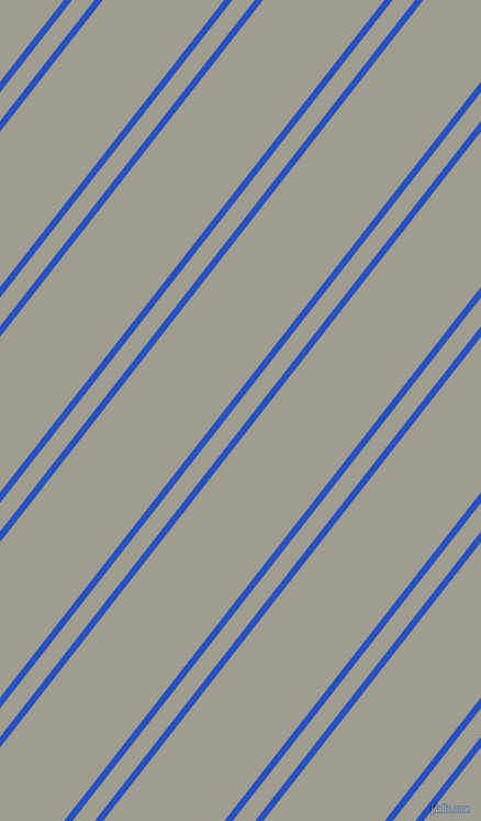 52 degree angles dual stripes line, 6 pixel line width, 16 and 87 pixels line spacing, Cerulean Blue and Dawn dual two line striped seamless tileable