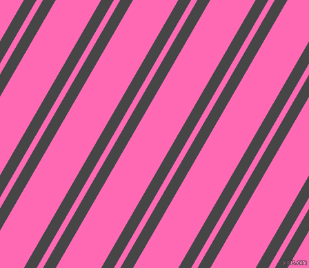 60 degree angles dual stripe line, 16 pixel line width, 8 and 57 pixels line spacing, Charcoal and Hot Pink dual two line striped seamless tileable